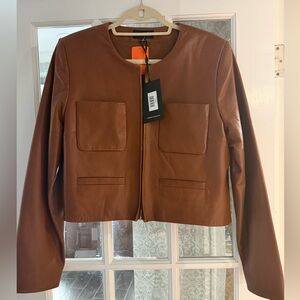 NWT Lamarque Linette Leather Jacket